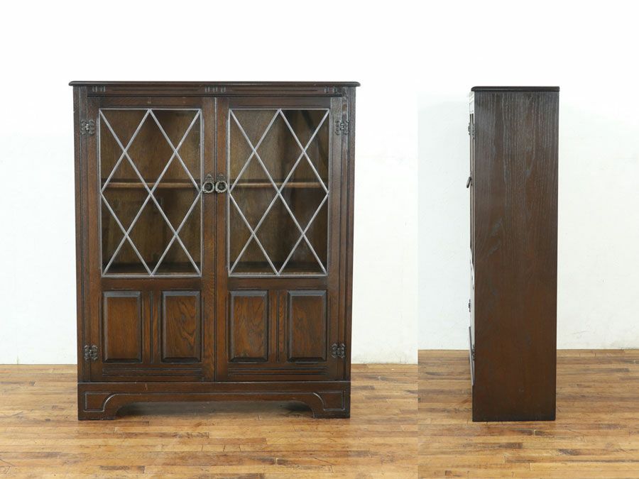 イギリスアンティーク家具ブックケース 80101