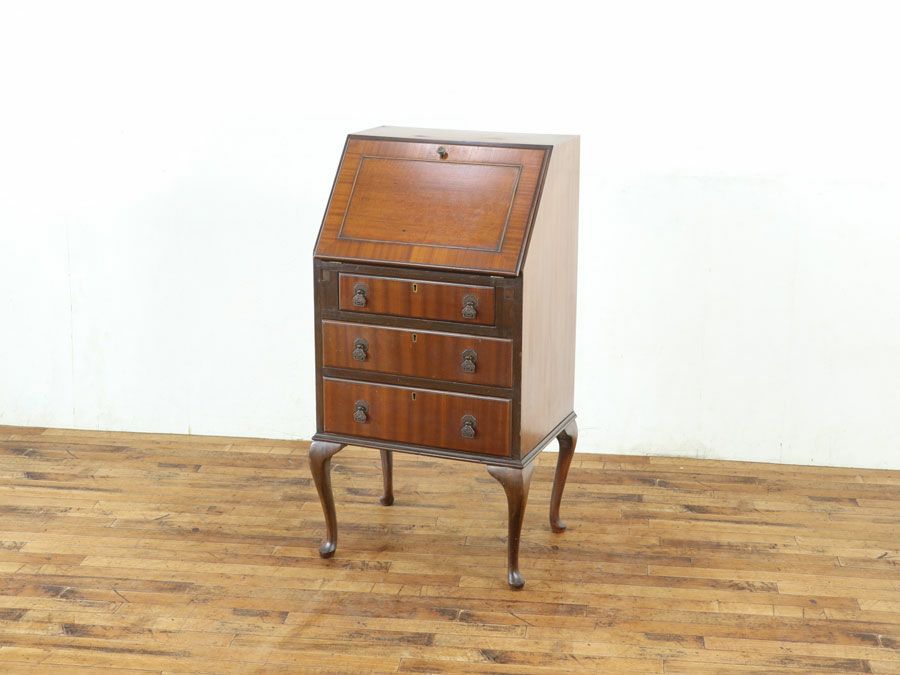 イギリスアンティーク家具ビューロー 80100