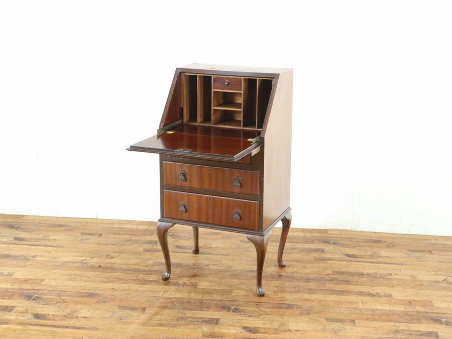 イギリスアンティーク家具ビューロー 80100