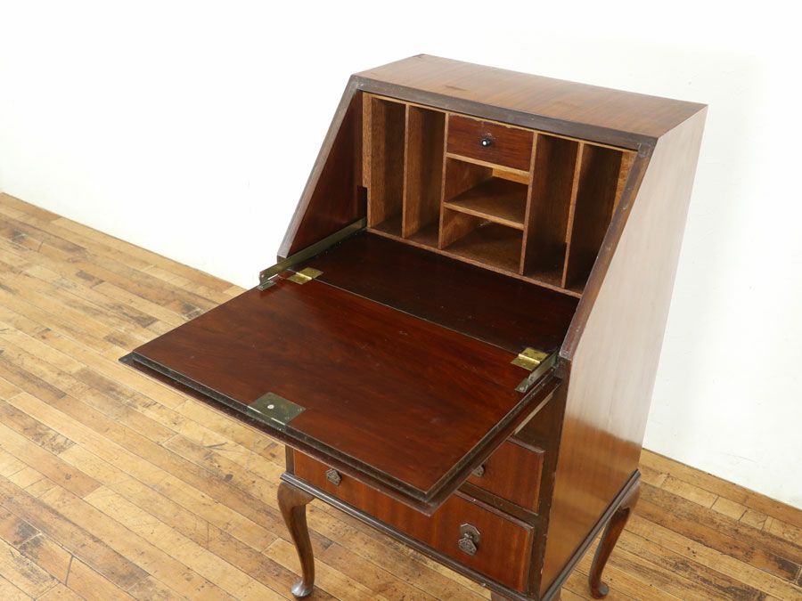 イギリスアンティーク家具ビューロー 80100