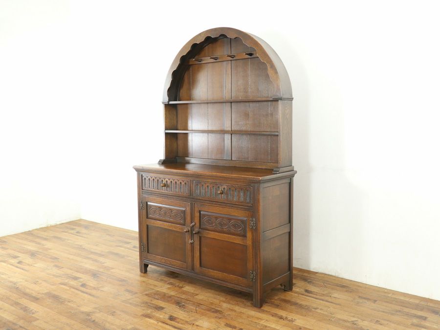 イギリスアンティーク家具カップボード 80014