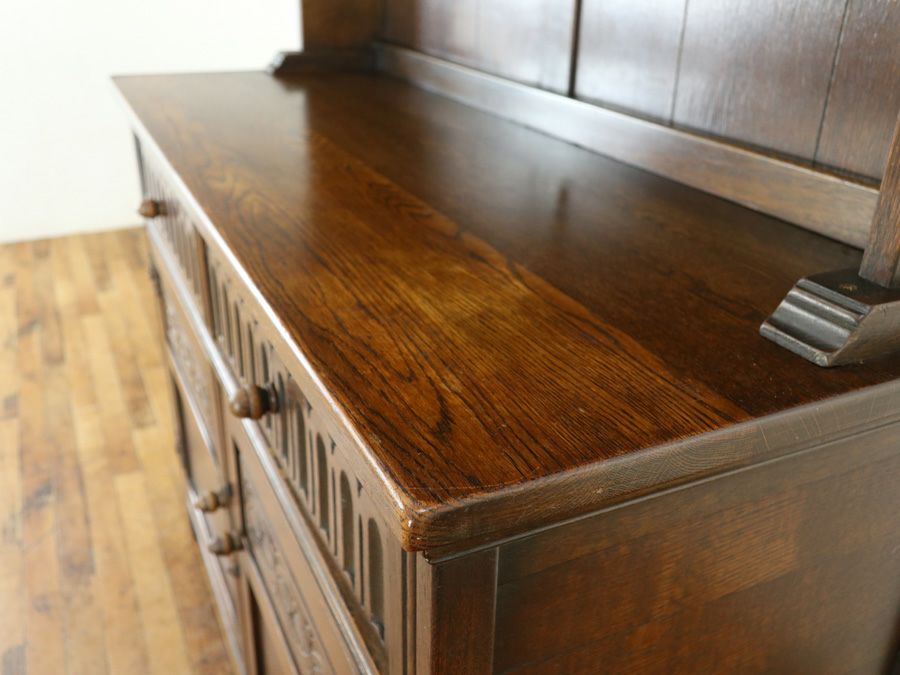 イギリスアンティーク家具カップボード 80014