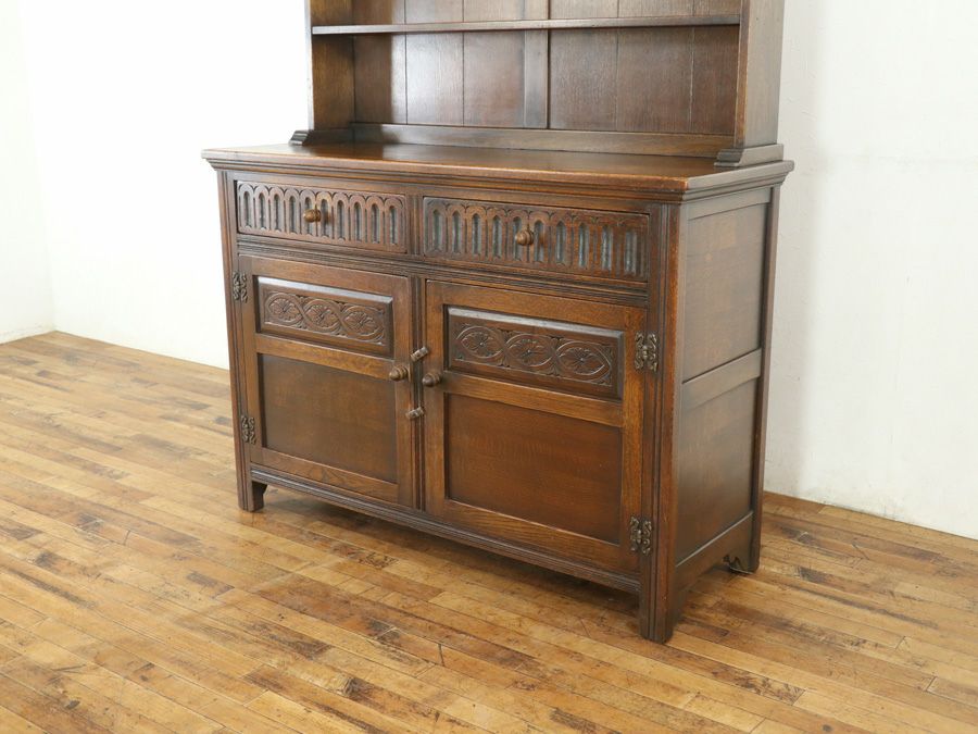 イギリスアンティーク家具カップボード 80014