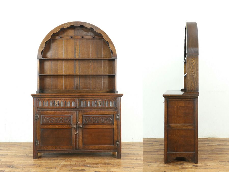 イギリスアンティーク家具カップボード 80014