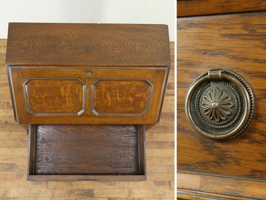 イギリスアンティーク家具ビューロー 80188