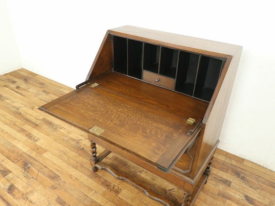 イギリスアンティーク家具ビューロー 80188