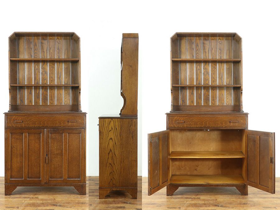 イギリスアンティーク家具カップボード 80122