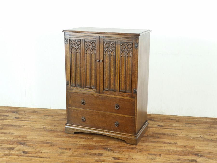 イギリスアンティーク家具キャビネット 80038b