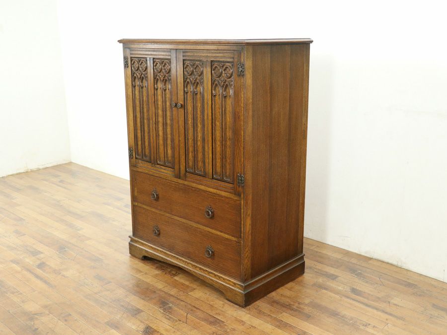 イギリスアンティーク家具キャビネット 80038b