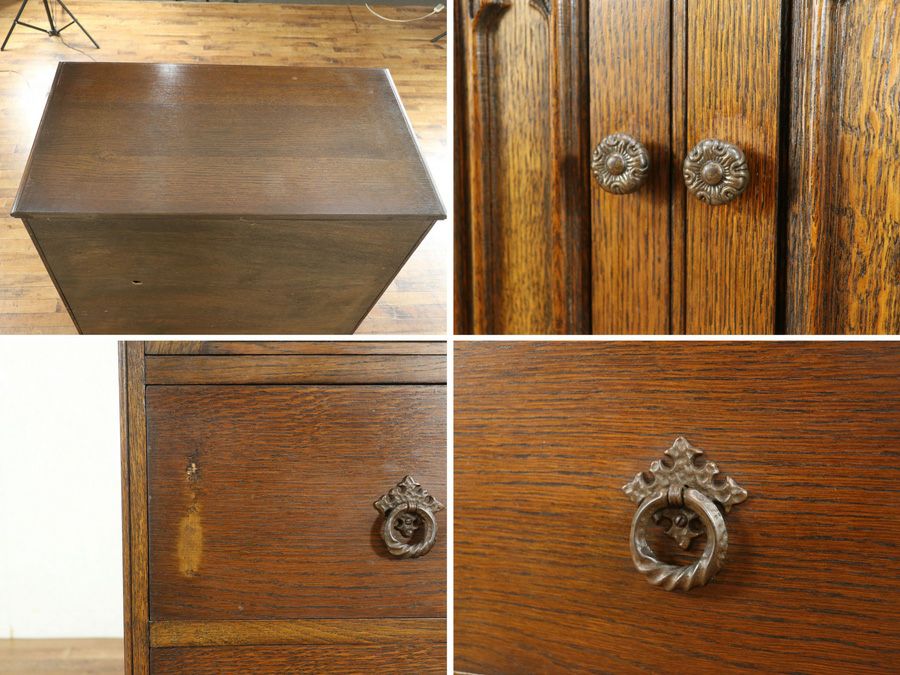 イギリスアンティーク家具キャビネット 80038b