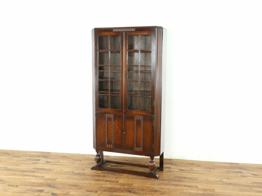 イギリスアンティーク家具ブックケース 80096