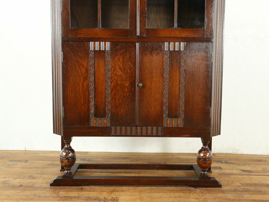 イギリスアンティーク家具ブックケース 80096