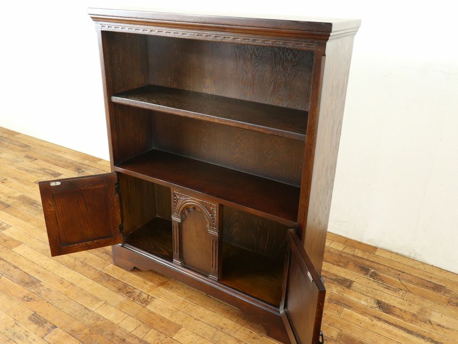 アンティークオープンブックケース 80078