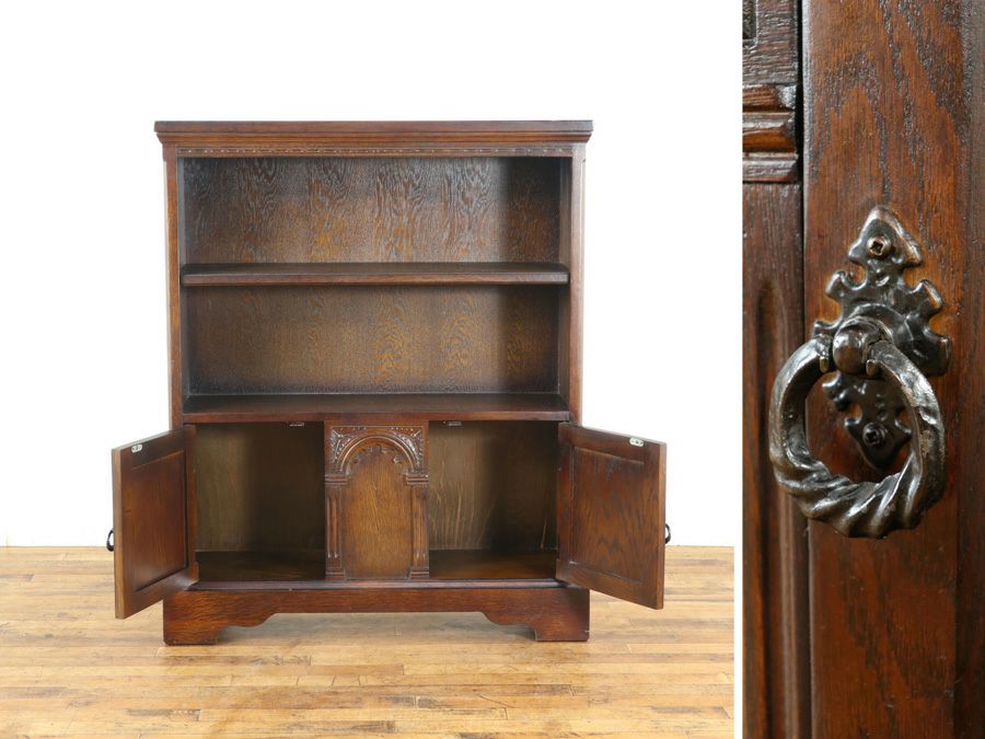 アンティークオープンブックケース 80078