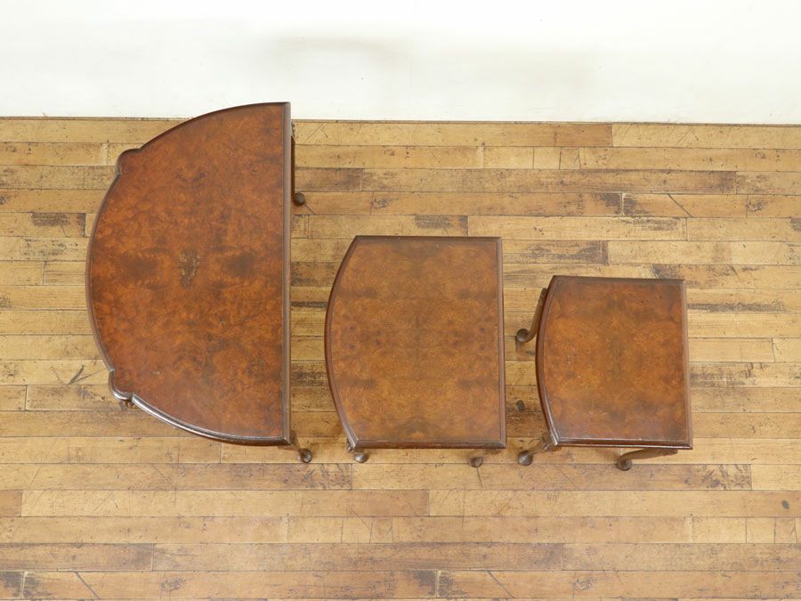 イギリスアンティーク家具ネストテーブル 80153