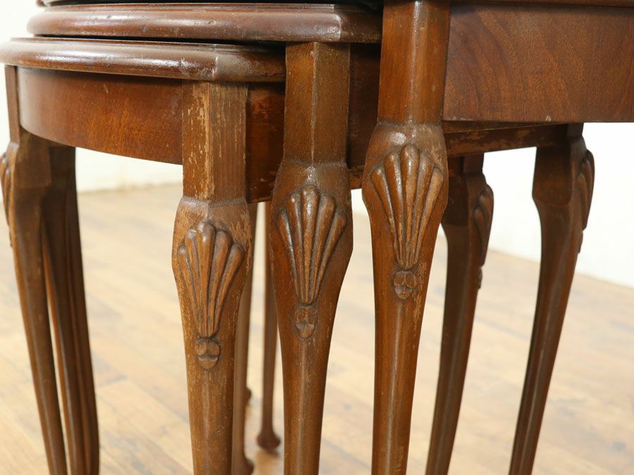 イギリスアンティーク家具ネストテーブル 80153