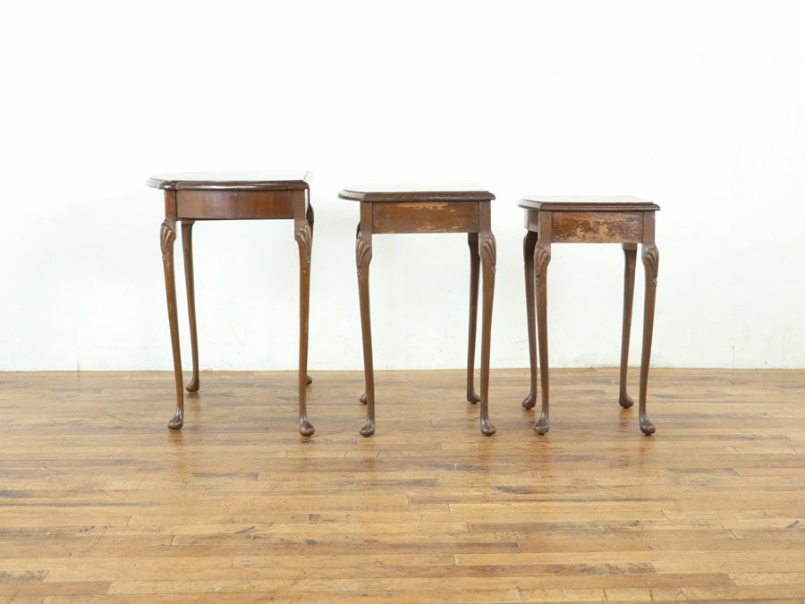イギリスアンティーク家具ネストテーブル 80153