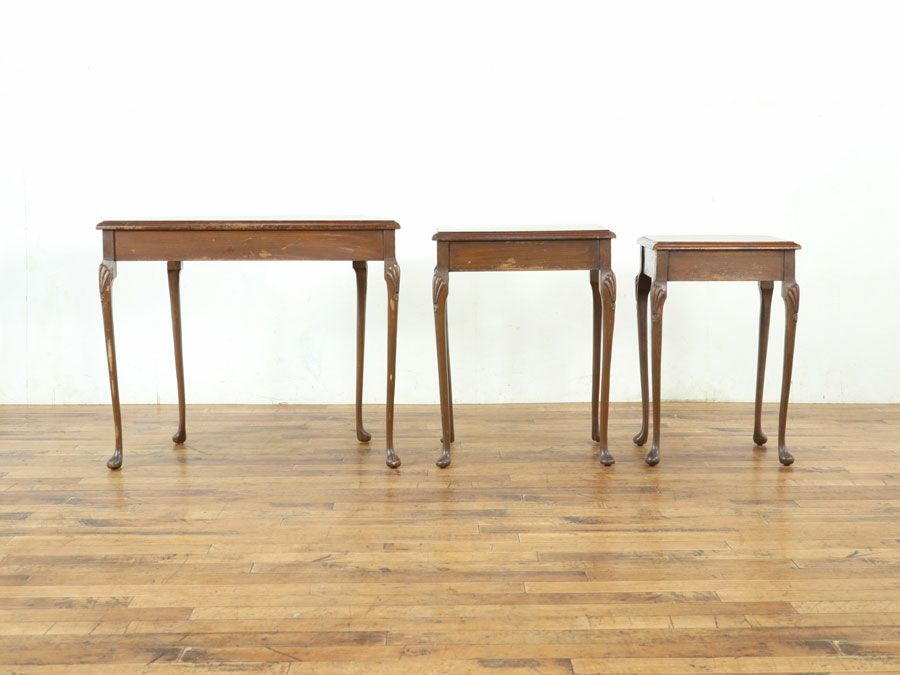 イギリスアンティーク家具ネストテーブル 80153