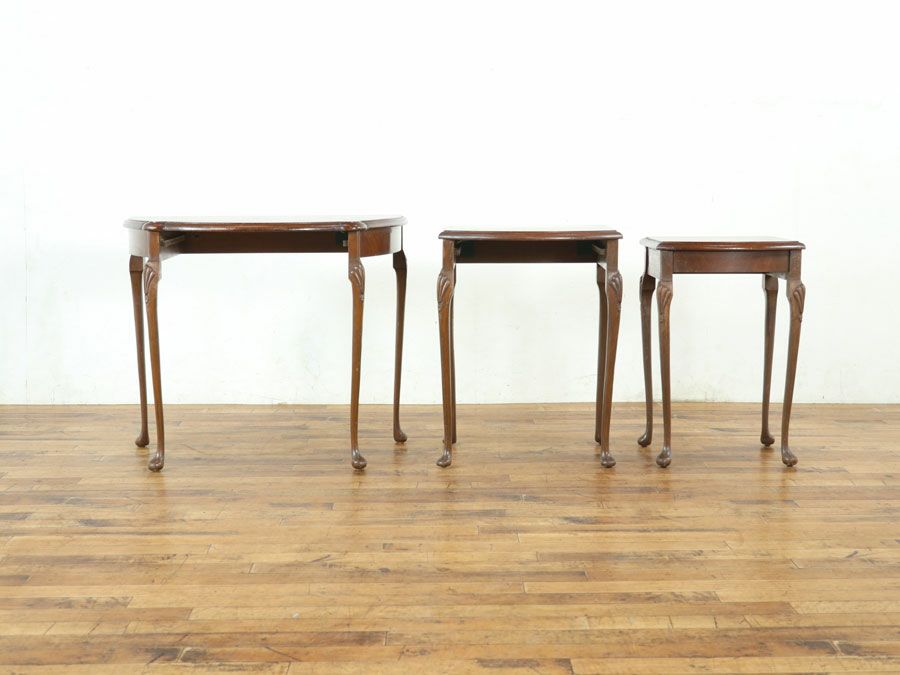 イギリスアンティーク家具ネストテーブル 80153