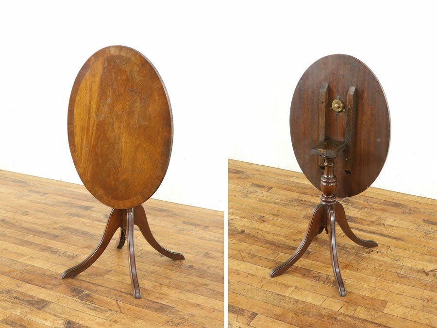 アンティーク チルトトップテーブル 80155a