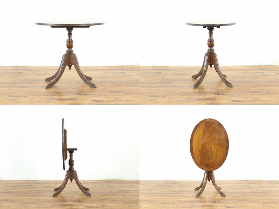アンティーク チルトトップテーブル 80155a