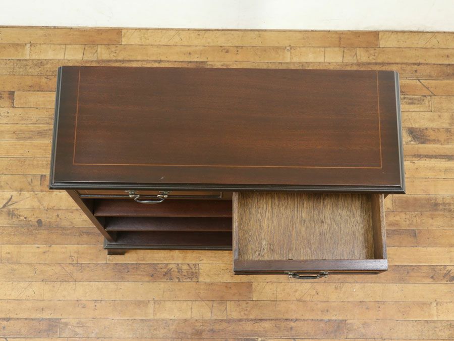 アンティーク家具オープンブックケース 80128b