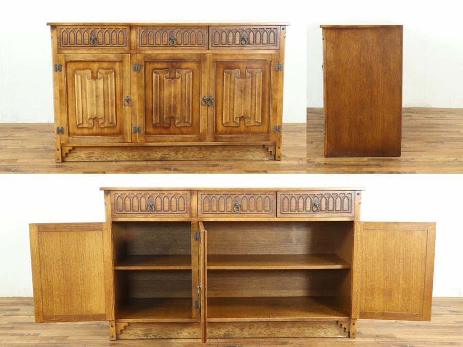 イギリスアンティーク家具サイドボード 80080