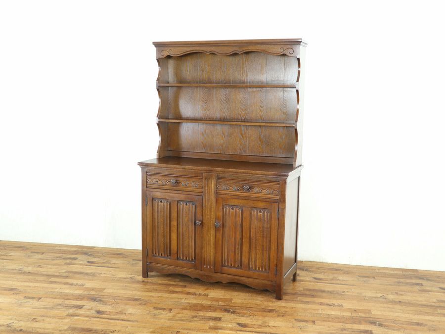 イギリスアンティーク家具カップボード 80132