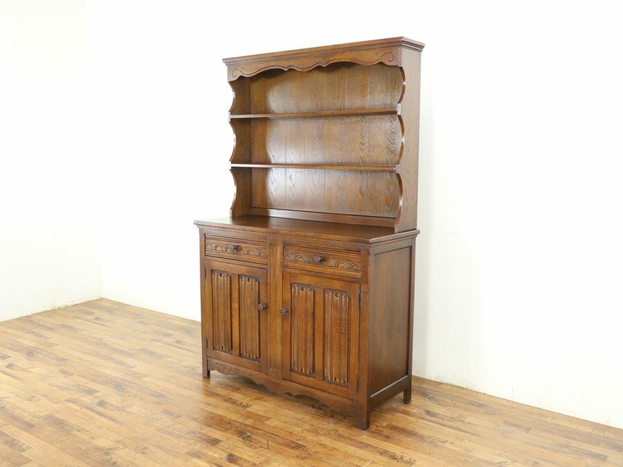 イギリスアンティーク家具カップボード 80132