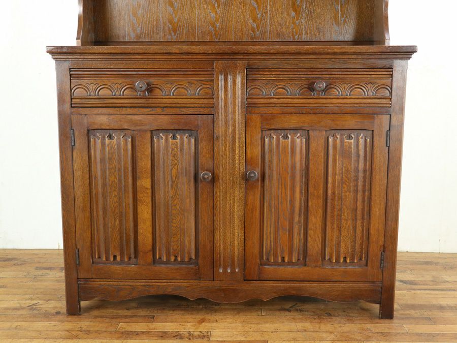 イギリスアンティーク家具カップボード 80132