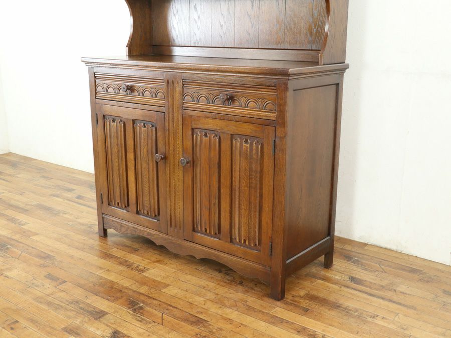 イギリスアンティーク家具カップボード 80132