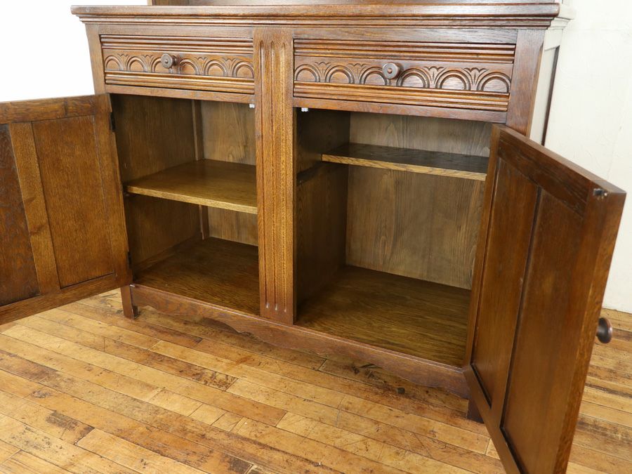 イギリスアンティーク家具カップボード 80132