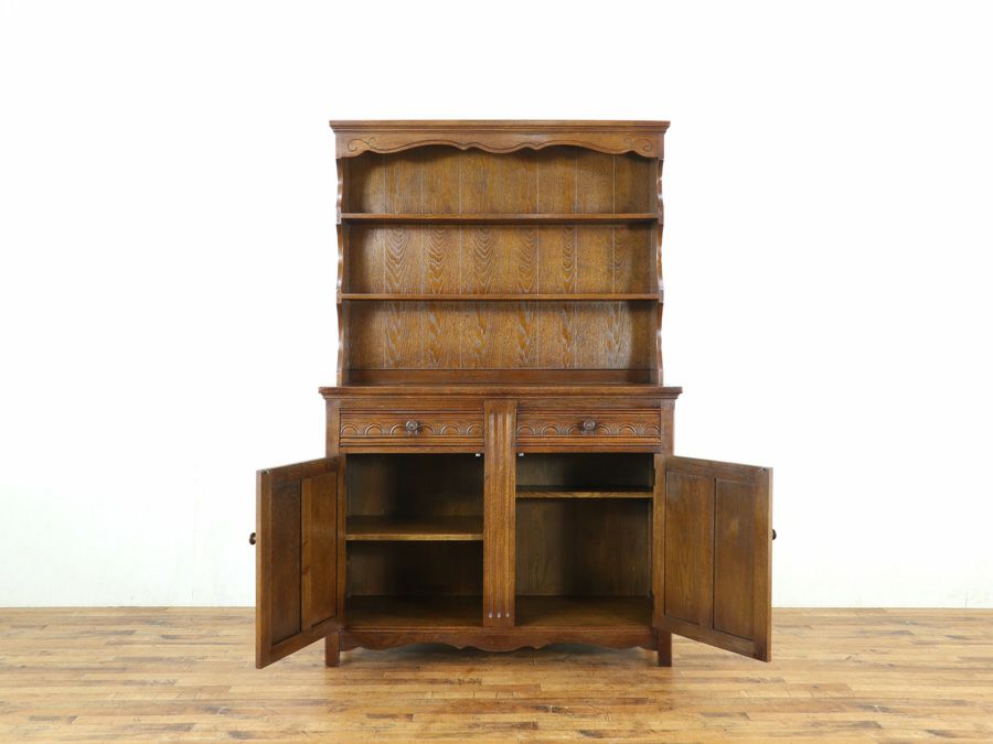 イギリスアンティーク家具カップボード 80132