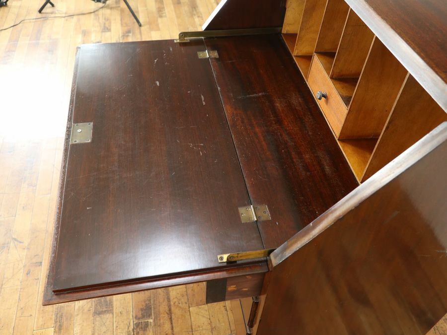 イギリスアンティーク家具ビューロー 80210