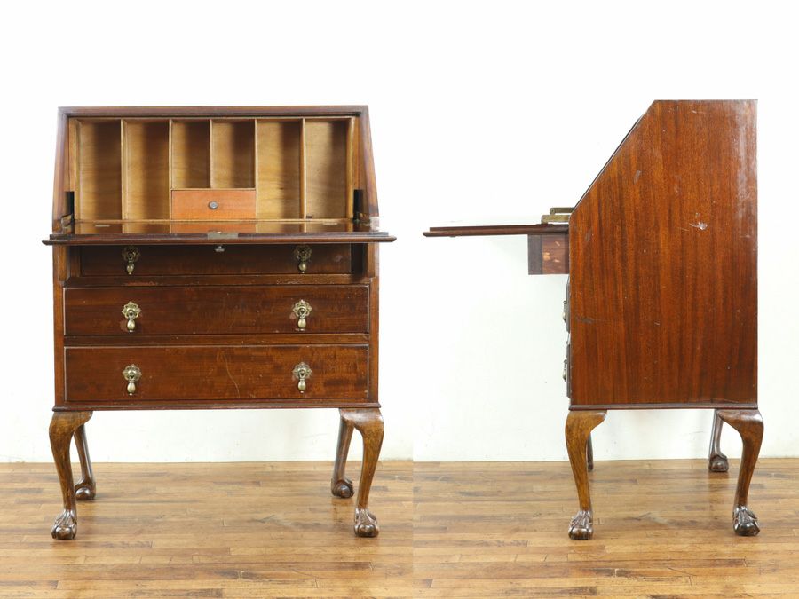 イギリスアンティーク家具ビューロー 80210