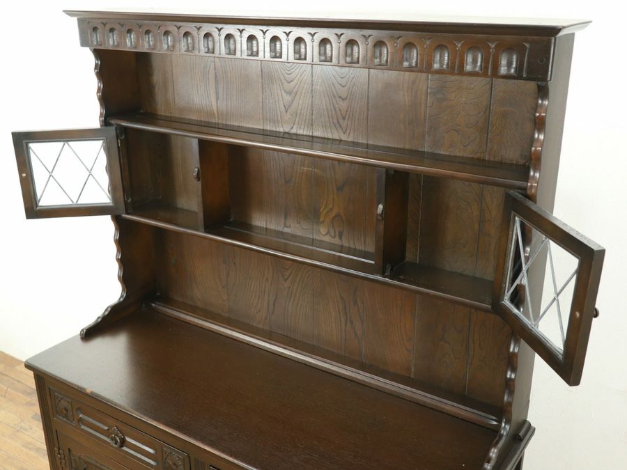 イギリスアンティーク家具カップボード 80058