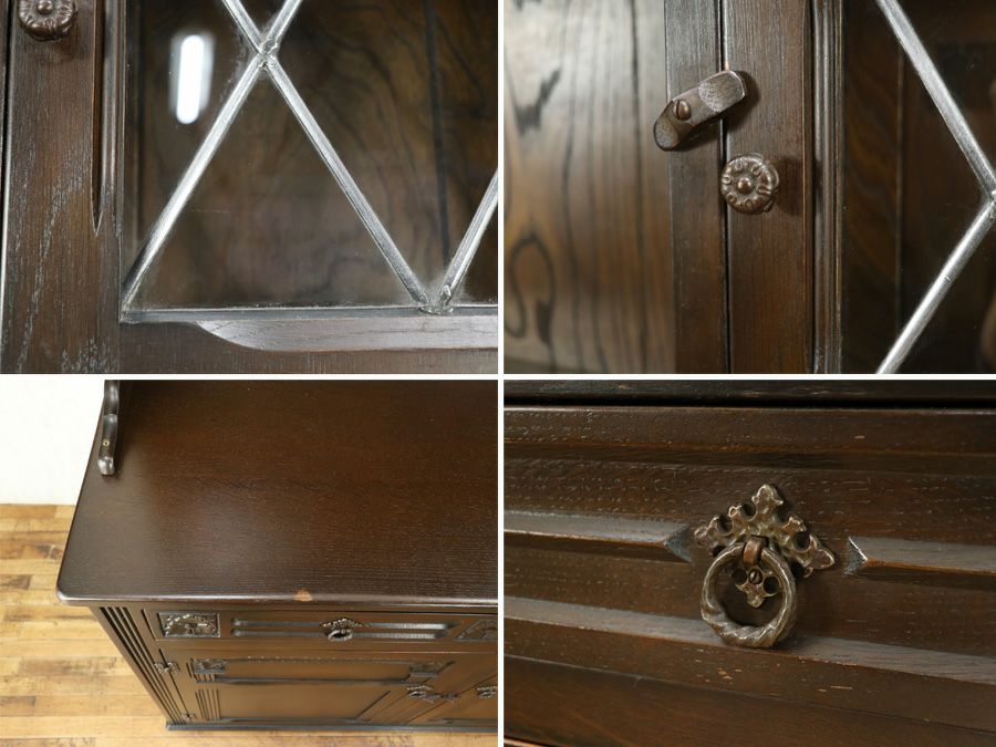 イギリスアンティーク家具カップボード 80058