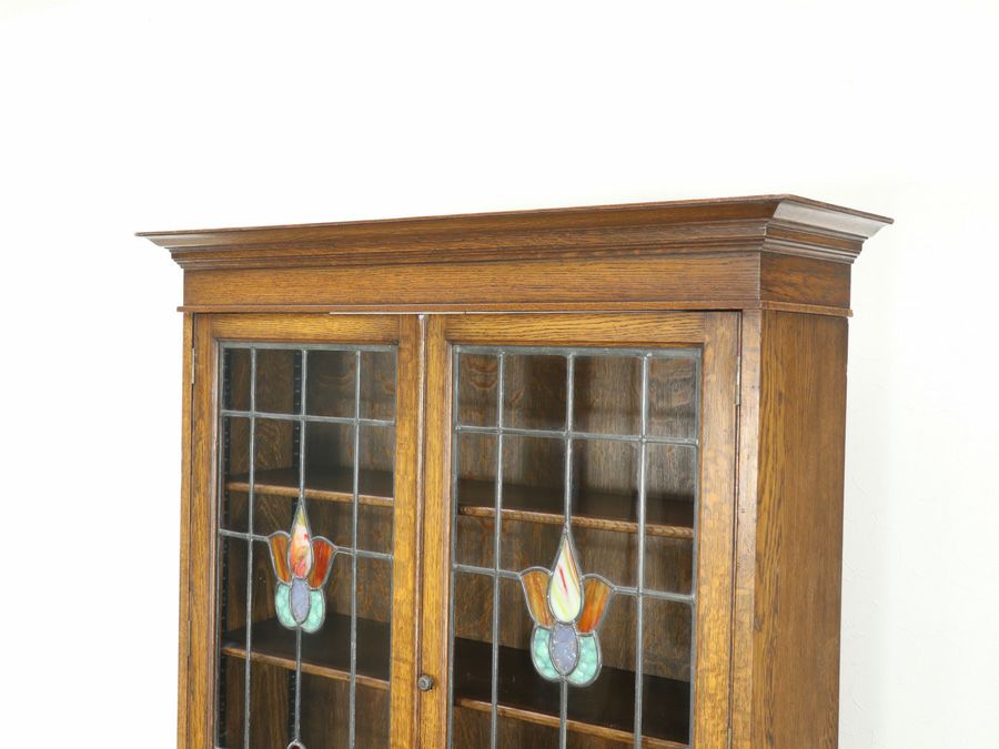 イギリスアンティークブックビューロー 80148