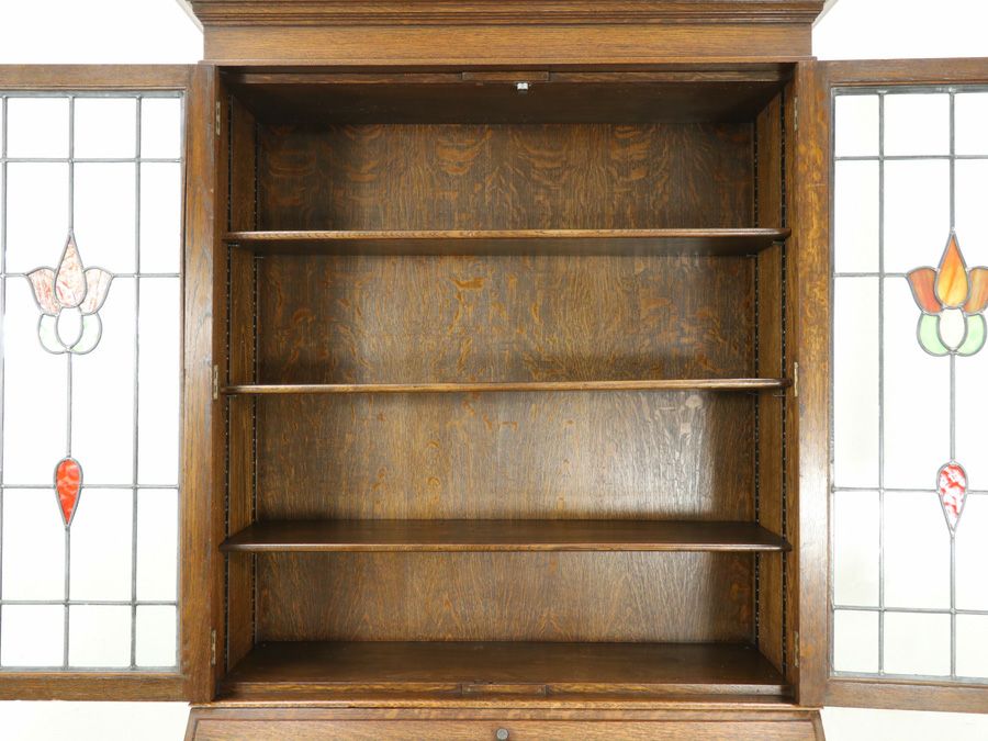 イギリスアンティークブックビューロー 80148