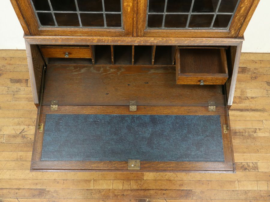 イギリスアンティークブックビューロー 80148