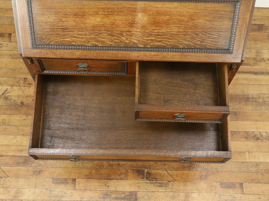 イギリスアンティークブックビューロー 80148