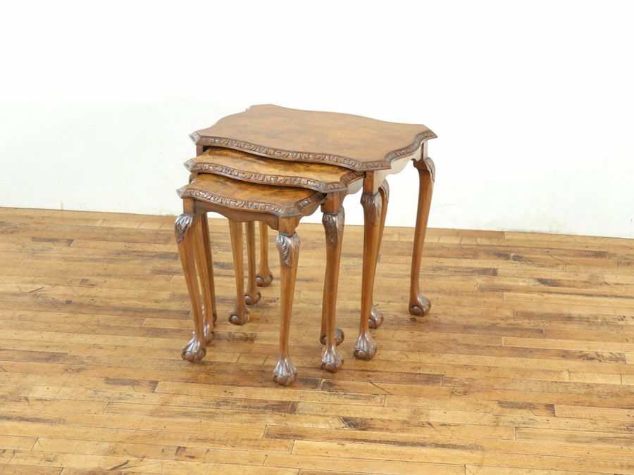 イギリスアンティーク家具ネストテーブル 80168