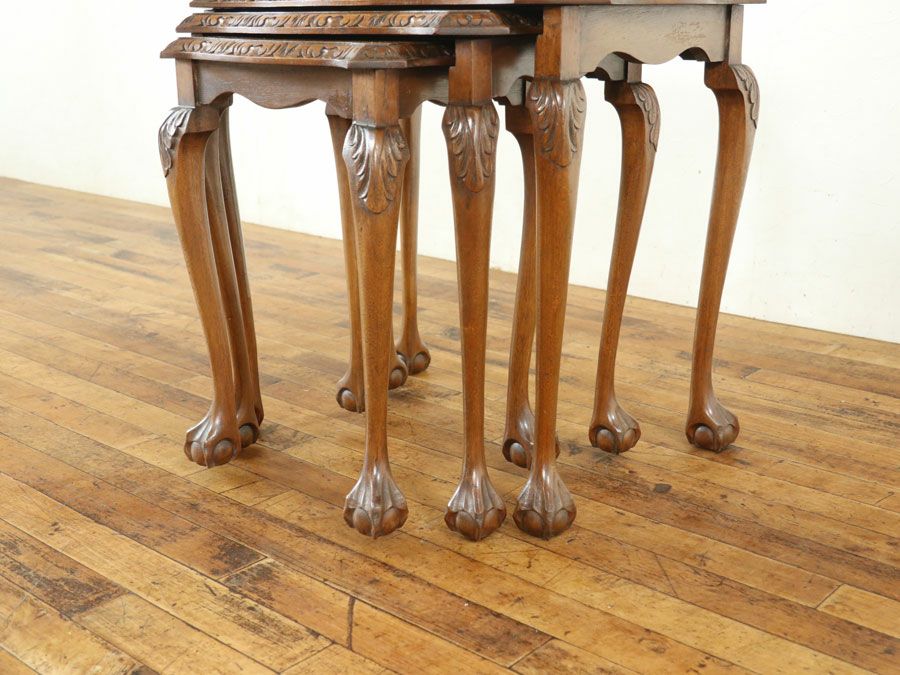 イギリスアンティーク家具ネストテーブル 80168