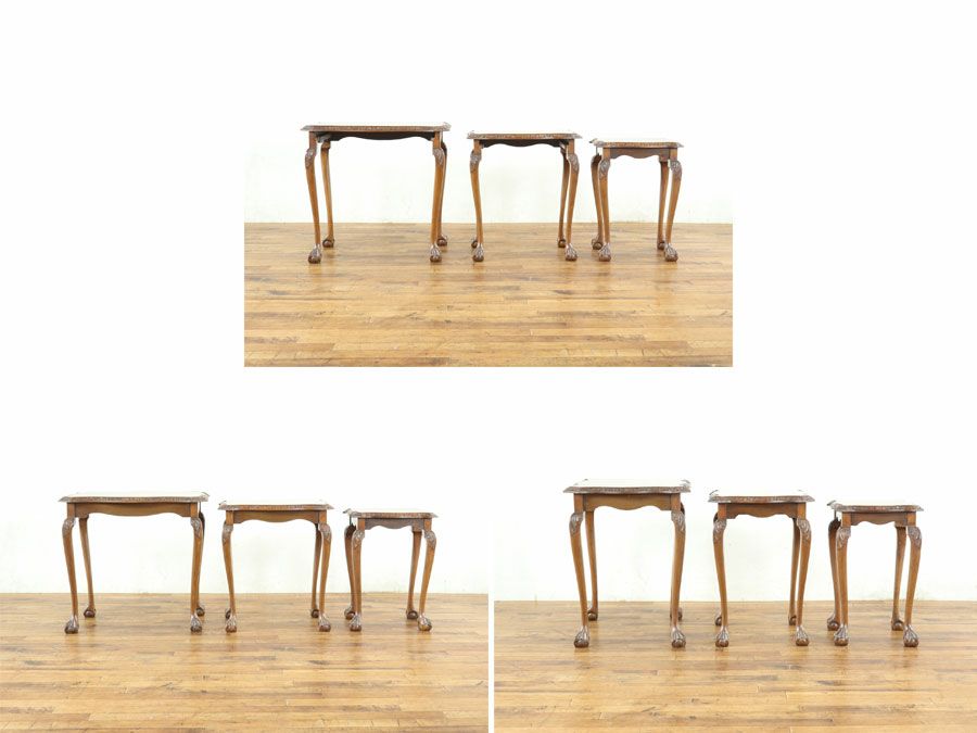 イギリスアンティーク家具ネストテーブル 80168