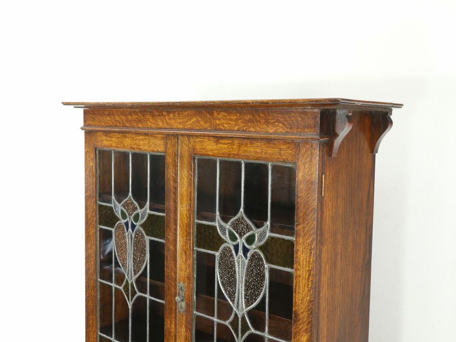 イギリスアンティークブックビューロー 80032