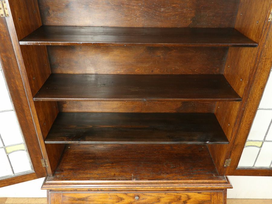 イギリスアンティークブックビューロー 80032