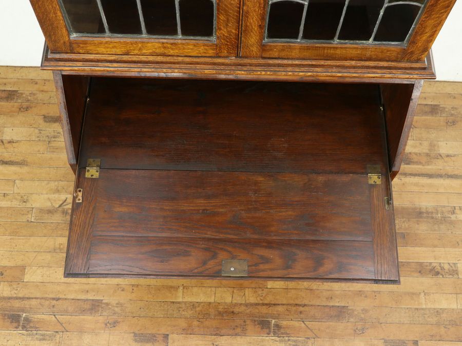 イギリスアンティークブックビューロー 80032