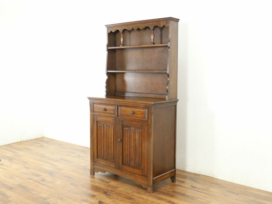 イギリスアンティーク家具カップボード 80107