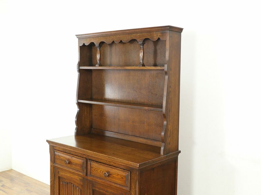 イギリスアンティーク家具カップボード 80107