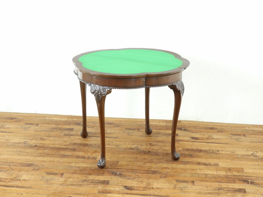 イギリスアンティーク家具ゲームテーブル 80046